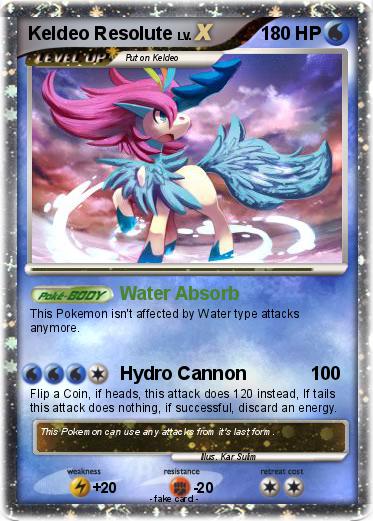 Pokemon Keldeo Resolute