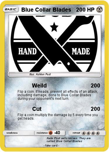 Pokemon Blue Collar Blades