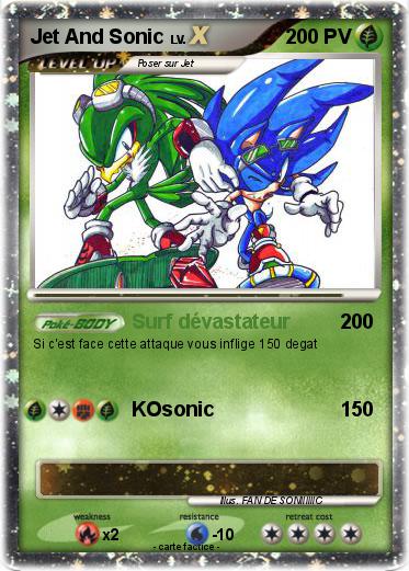 Pokemon Jet And Sonic