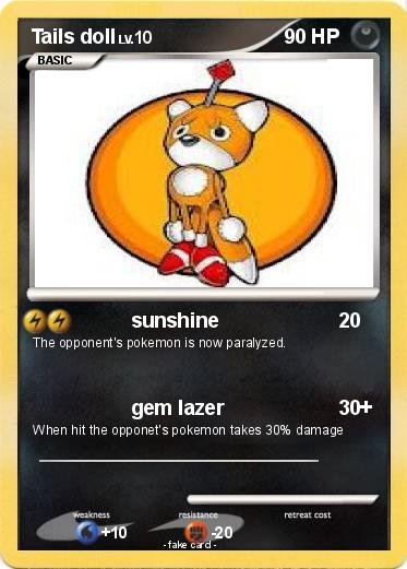 Pokemon Tails doll