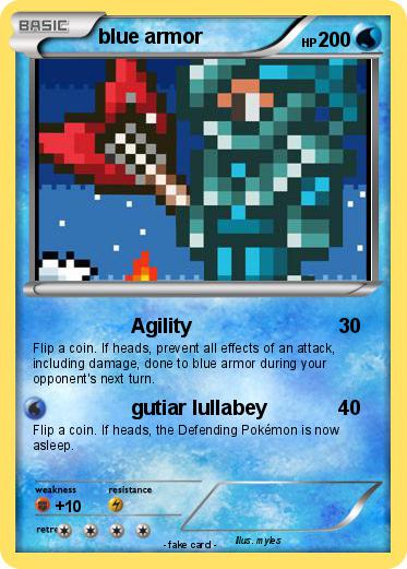 Pokemon blue armor