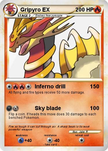 Pokemon Gripyro EX