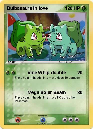 Pokemon Bulbasaurs in love