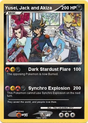 Pokemon Yusei, Jack and Akiza