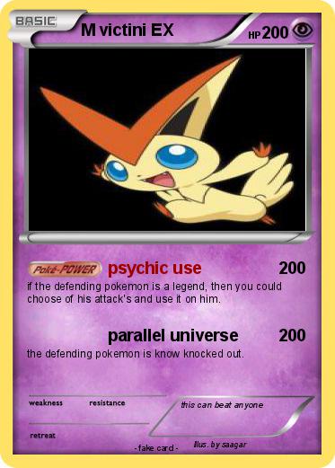 Pokemon M victini EX