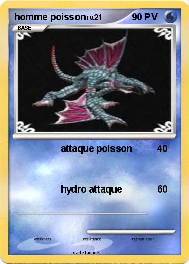 Pokemon homme poisson