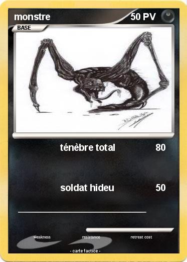 Pokemon monstre