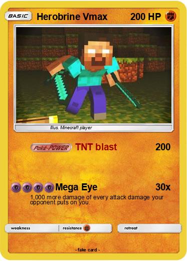 Pokemon Herobrine Vmax
