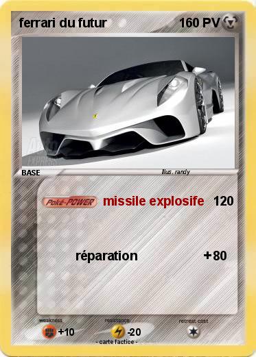 Pokemon ferrari du futur