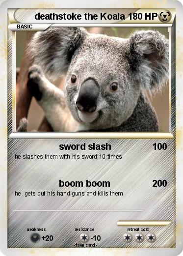 Pokemon deathstoke the Koala