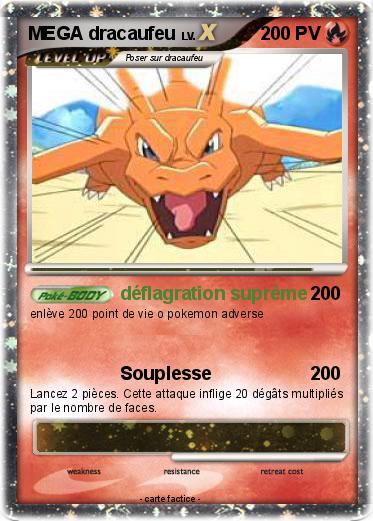 Pokemon MEGA dracaufeu
