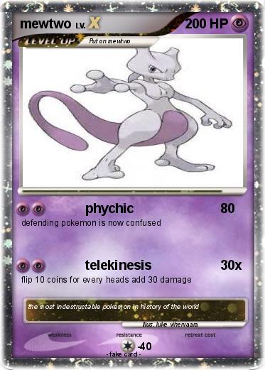 Pokemon mewtwo