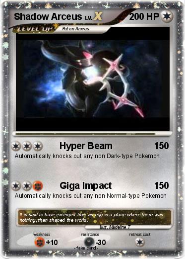 Pokemon Shadow Arceus