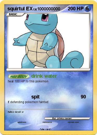 Pokemon squirtul EX
