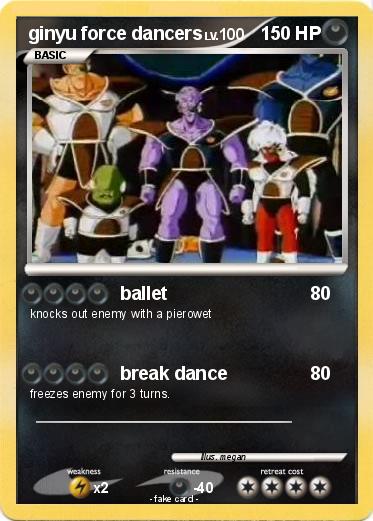 Pokemon ginyu force dancers