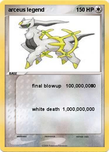 Pokemon arceus legend