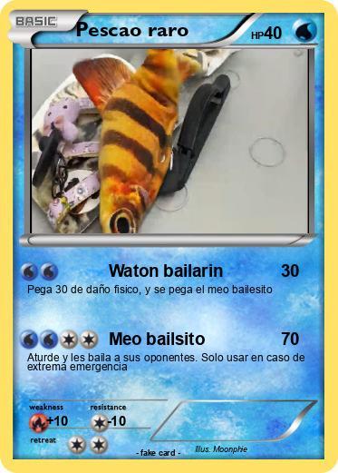 Pokemon Pescao raro