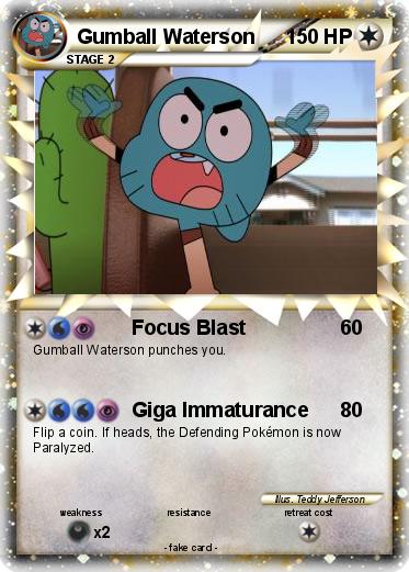 Pokemon Gumball Waterson