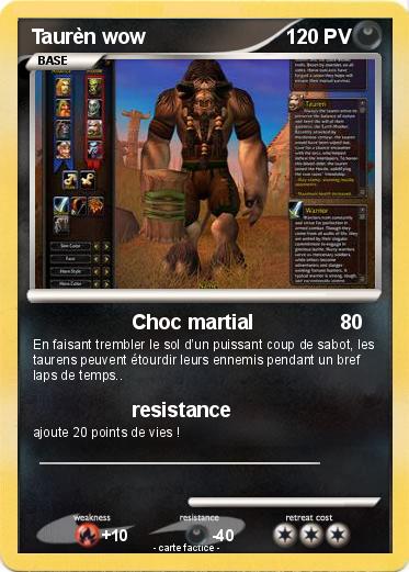 Pokemon Taurèn wow