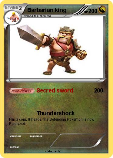 Pokemon Barbarian king