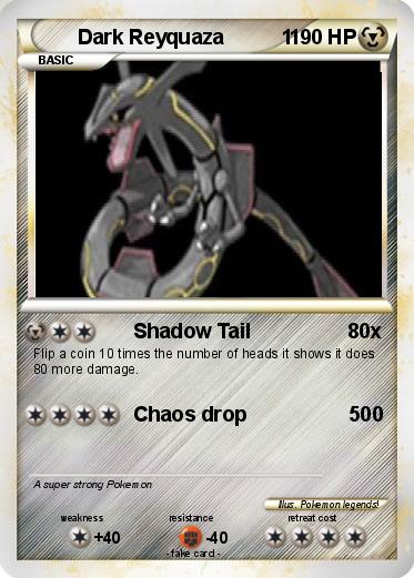 Pokemon Dark Reyquaza          1