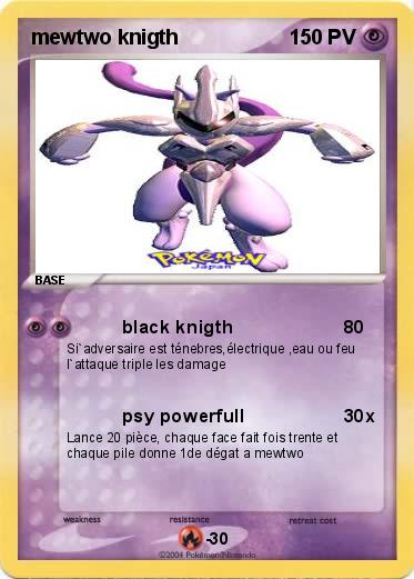 Pokemon mewtwo knigth