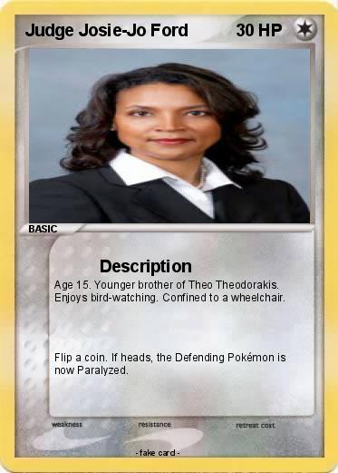 Pokemon Judge Josie-Jo Ford