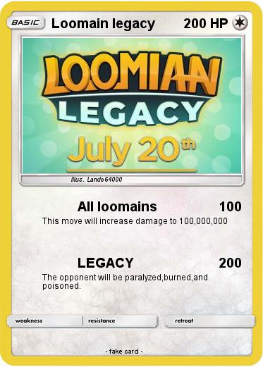 Pokemon Loomain legacy
