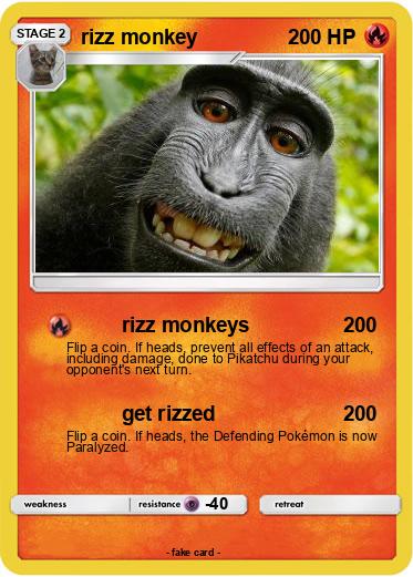 Pokemon rizz monkey