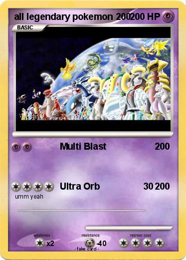 Pokemon all legendary pokemon 200