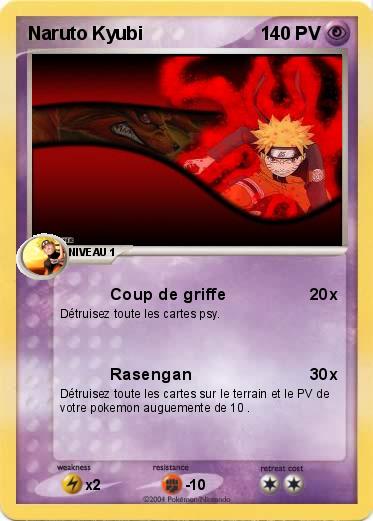 Pokemon Naruto Kyubi