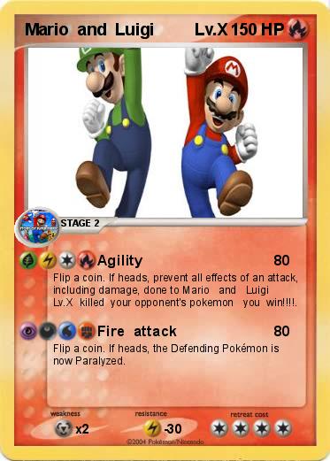 Pokemon Mario  and  Luigi         Lv.X