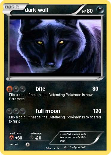 Pokemon dark wolf