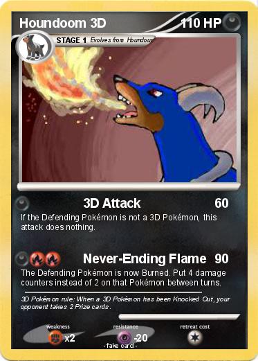 Pokemon Houndoom 3D