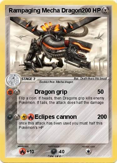 Pokemon Rampaging Mecha Dragon