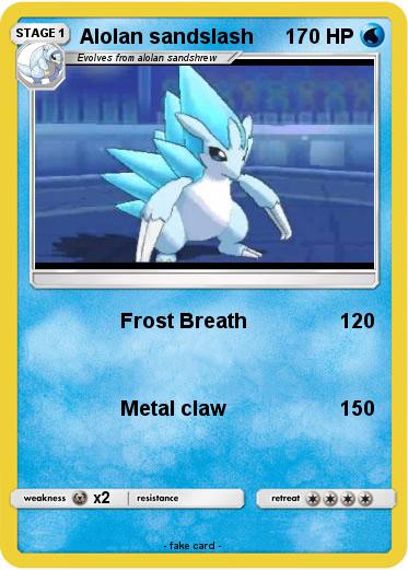 Pokemon Alolan sandslash