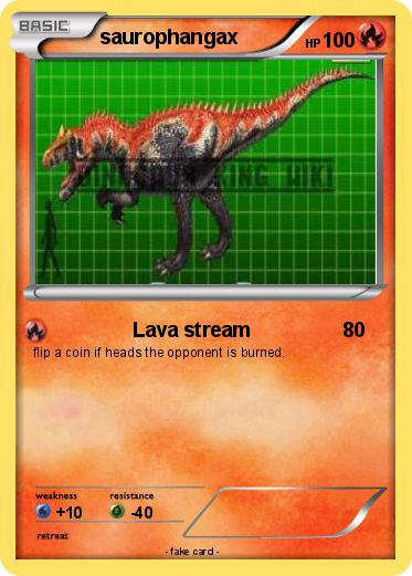 Pokemon saurophangax