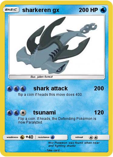 Pokemon sharkeren gx