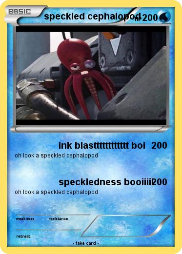 Pokemon speckled cephalopod