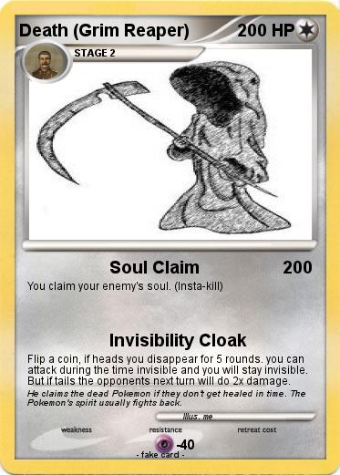 Pokemon Death (Grim Reaper)