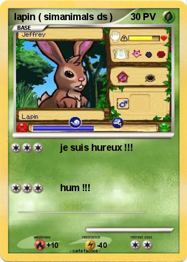 Pokemon lapin ( simanimals ds )