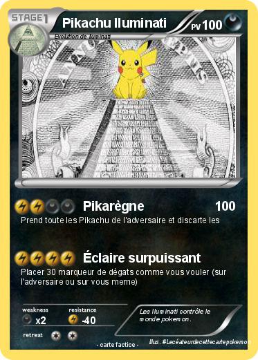 Pokemon Pikachu Iluminati