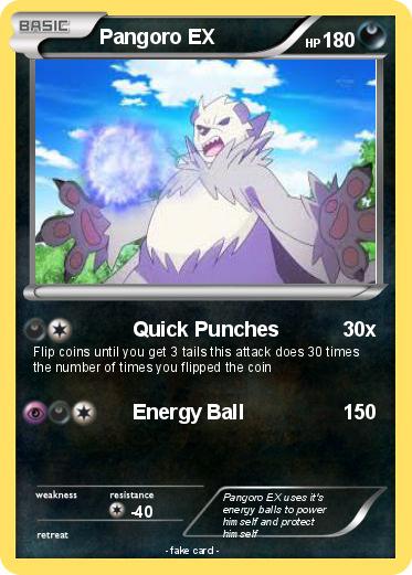 Pokemon Pangoro EX