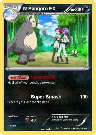 Pokemon M Pangoro EX