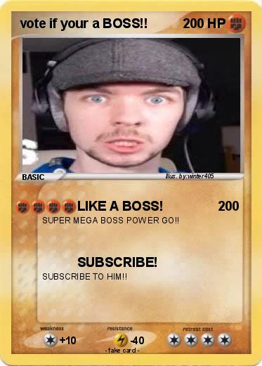 Pokemon vote if your a BOSS!!