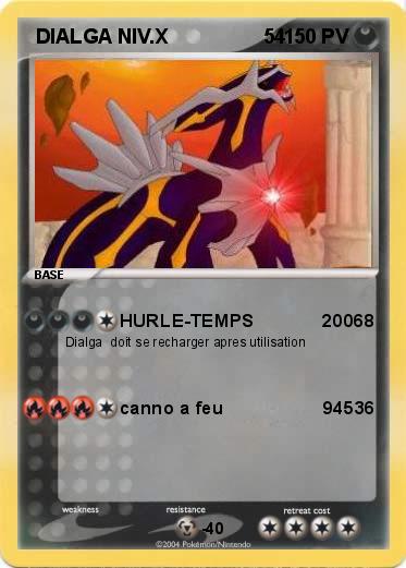 Pokemon  DIALGA NIV.X                 54  