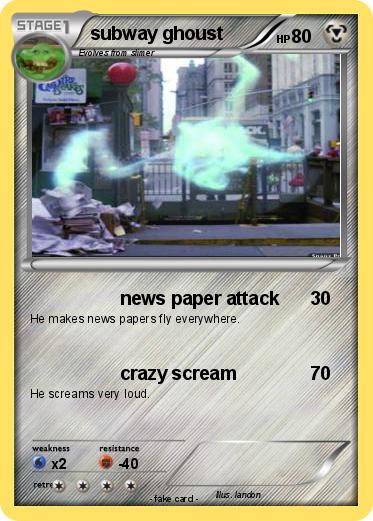 Pokemon subway ghoust