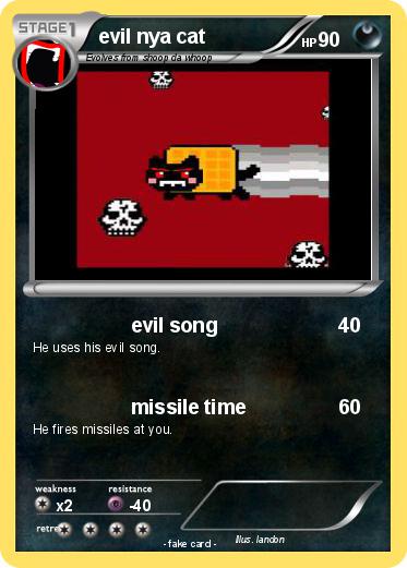 Pokemon evil nya cat