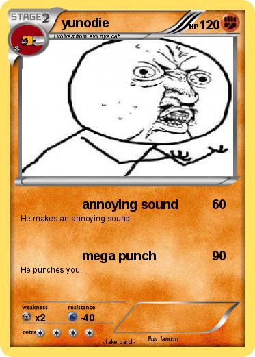 Pokemon yunodie