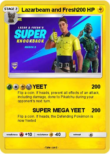 Pokemon Lazarbeam and Fresh